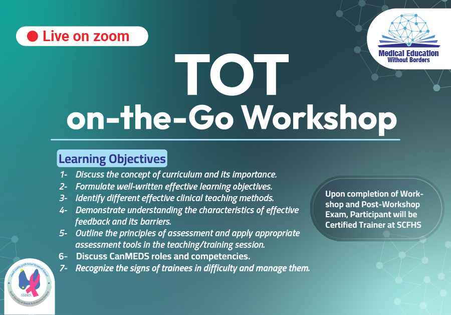 TOT On-the-Go Workshop (Live On Zoom)